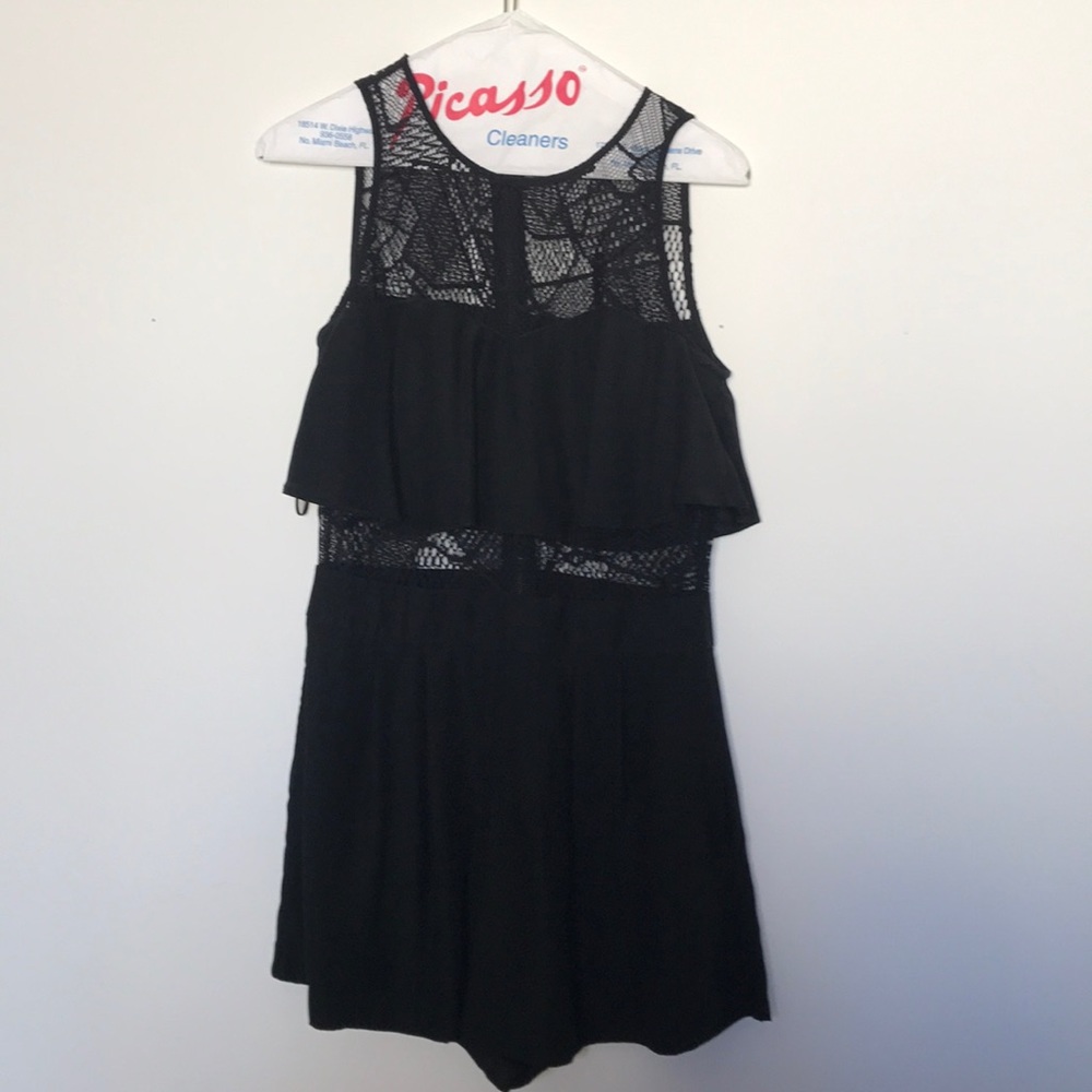 Black romper size small